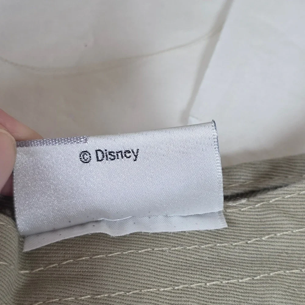Walt Disney World Mickey resort vacay Khaki Tan Sun Visor Adjustable Hat Logo